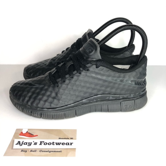 NIKE FREE HYPERVENOM BLK/ANTHRACITE Womens Shoes - Picture 4 of 11